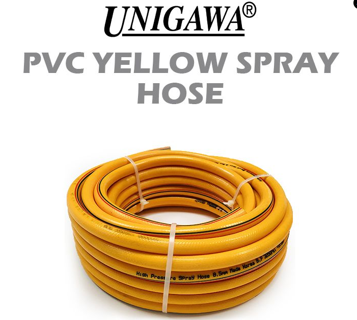 UNIGAWA PVC YELLOW SPRAY HOSE