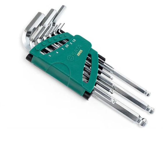 Sata 7PC. EXTRA LONG ARM HEX KEY SET