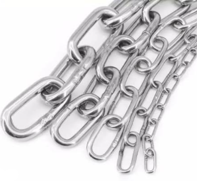 SUS304 Stainless Steel Chain 4mm 5mm 6mm Anti Rust Prevention Pet Chain Link Chain Gate Chain