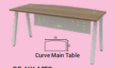 OFIS NEXX SERIES CURVE MAIN TABLE _ OF-NX-MTC / W1800*D900*H750