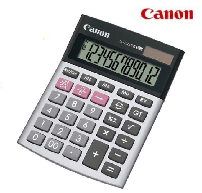 Canon LS-120Hi-III-GO 12 Digits Desktop Calculator