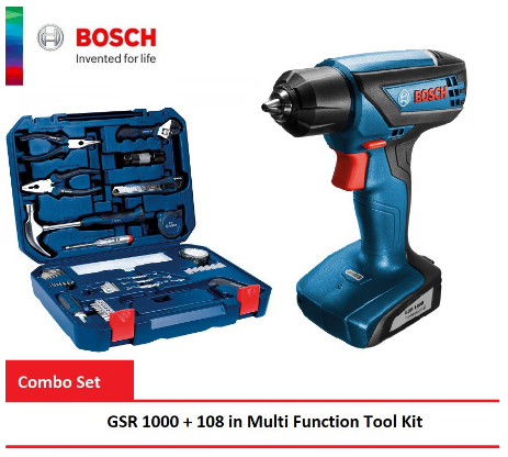 Combo Set: GSR 1000 + 108 In 1 Multi Function Household Tool Kit