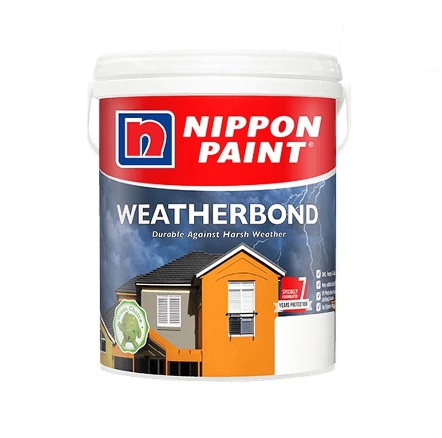 Nippon Paint 18L Nippon Paint Weatherbond Exterior Wall Paint