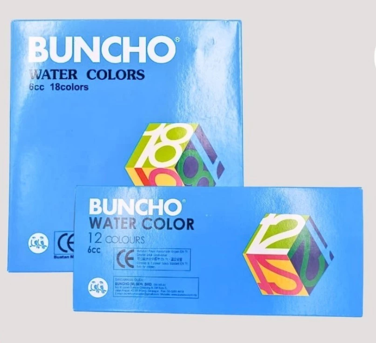 618 Buncho Water Color 6cc X 18's / 6cc X 12's 612 Water Color WC-612-KK