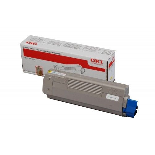 Genuine Malaysia OKI Warranty - OKI Pro6410 YELLOW TONER 6K WITH DRUM