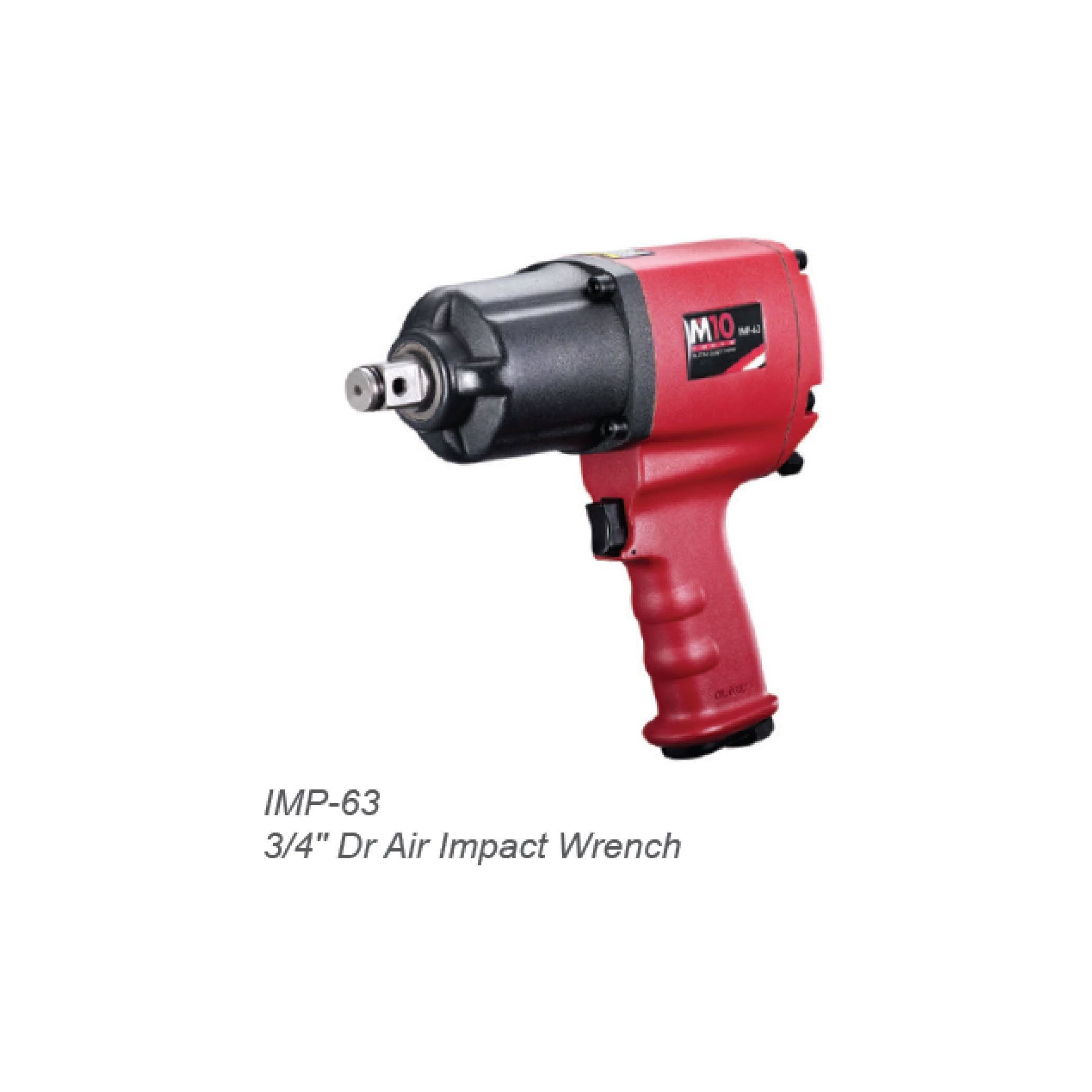 M10 3/4" Dr Air Impact Wrench (No Handle) : IMP-63