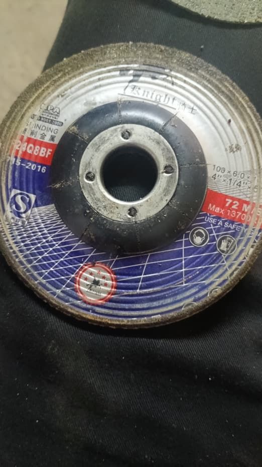grinding disc 4inci  100mmx6mmx16mm