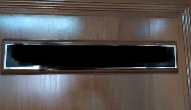 QS Name Plate Aluminium 18.5 X 2.5 With Frame