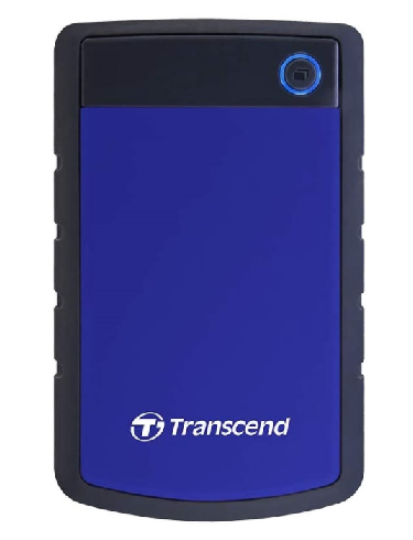 TRANSCEND STOREJET 1TB / 2TB / 4TB USB 3.0 EXTERNAL HDD HARD DISK DRIVE(BLUE 25H3B/ PURPLE 25H3P)