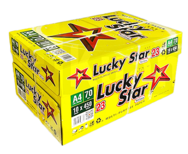 LUCKY STAR 70GSM A4 PAPER (450'S/500'S) / (30/50REAMS)