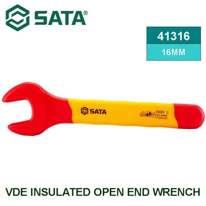 Sata VDE INSULATED OPEN END WRENCH 16MM