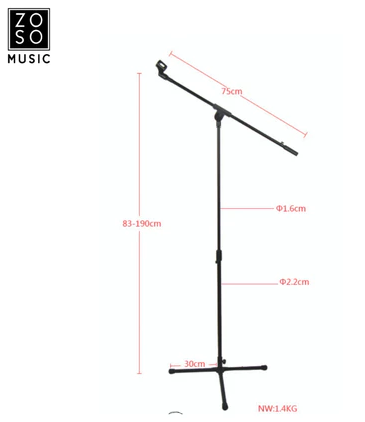 *NEOWOOD M323 BOOM MIC STAND