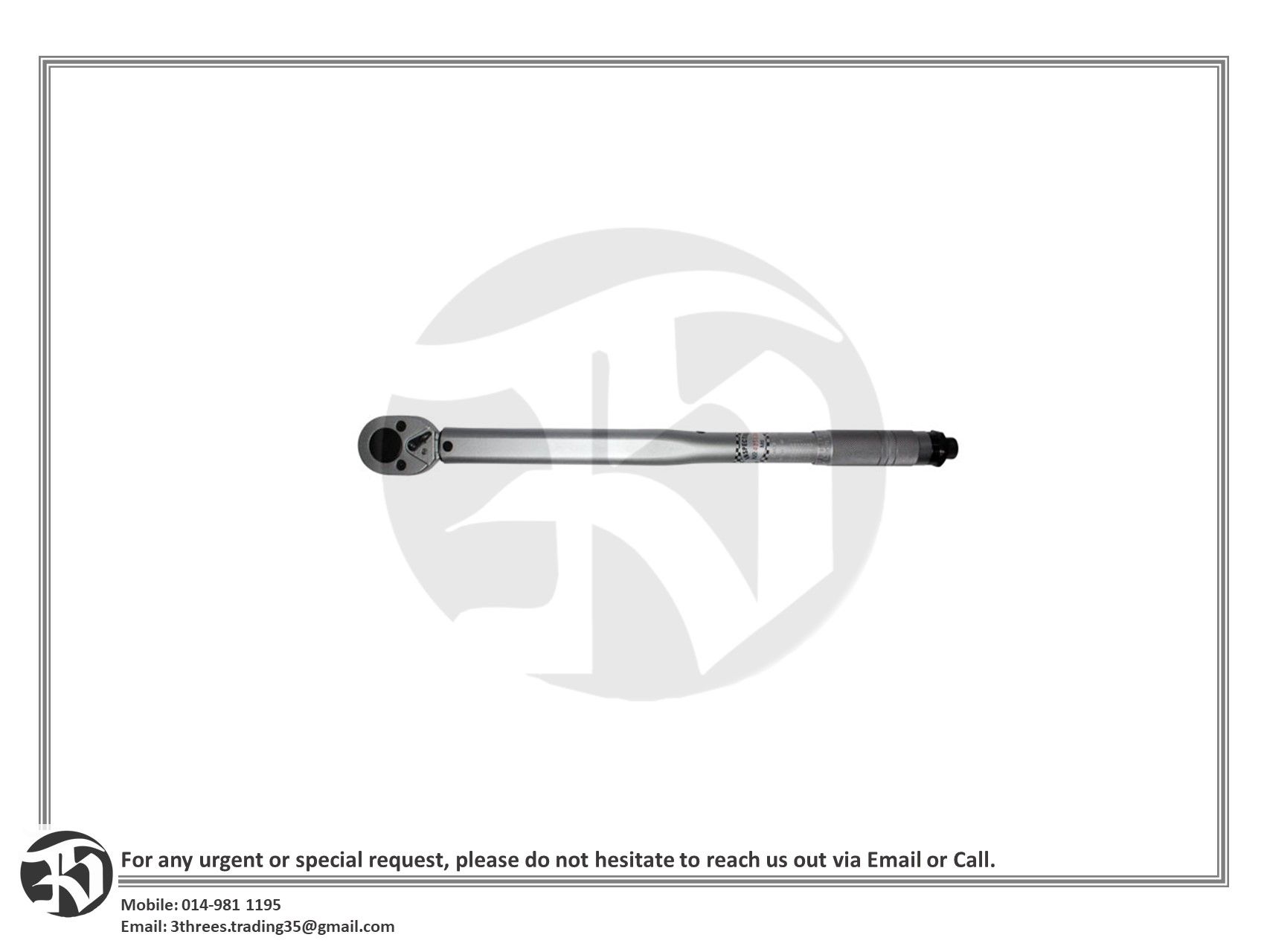 Remax 1/2'' X 18'' Micrometer Automatic Torque Wrench TW150