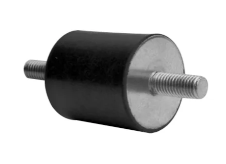 RS PRO M12 Anti Vibration Mount, Male to Male Bobbin with 136.2kg Compression Load