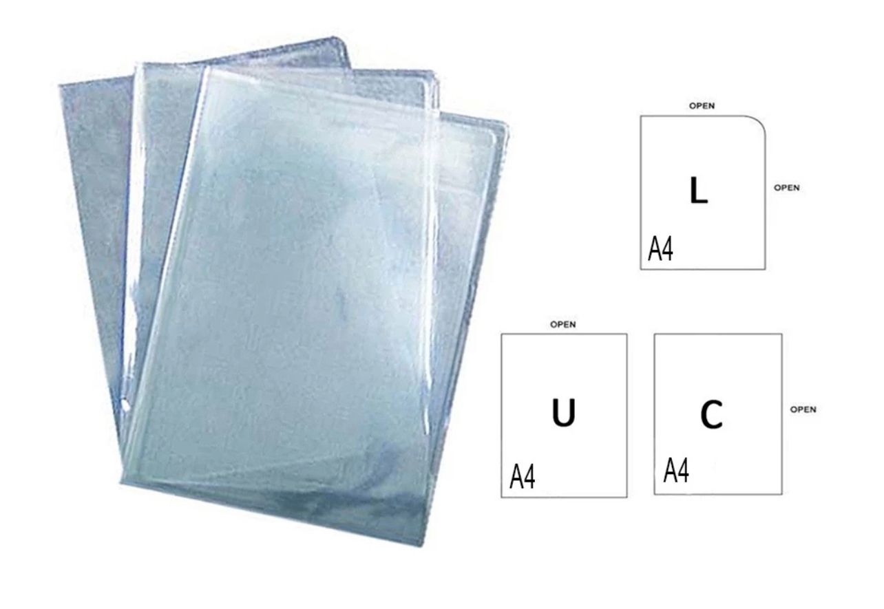 Holder Clear A4 Holder C / L / U Shape File