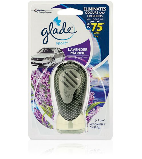 Glade Sport Car Air Freshener Starter Lavender Marine 7ml