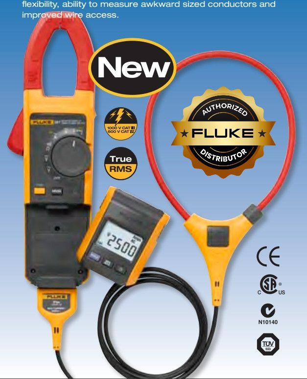 Fluke 381 REMOTE DISP 1000A TRMS CLAMP W/IFLEX