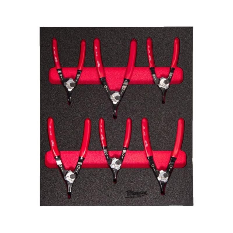 MILWAUKEE Convertible Snap Ring Pliers Set (6pcs)