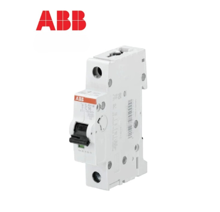 ABB 10KA MCB S201M 6A, 10A, 16A, 20A, 25A, 32A, 40A, 50A, 63A / 1 POLE (1P) (C-CURVE)