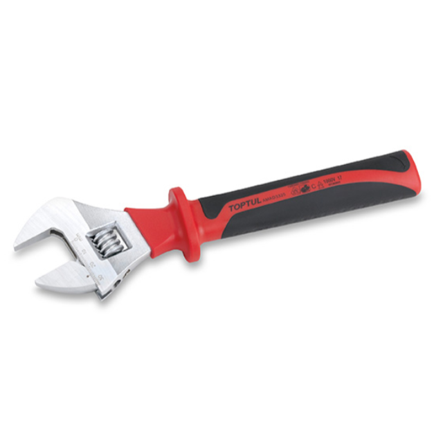 TOPTUL VDE INSULATED ADDUSTABLE WRENCH 10"(250MM) AMAD3325