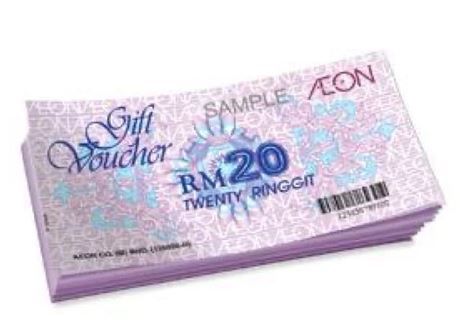 Voucher Aeon RM 20.00