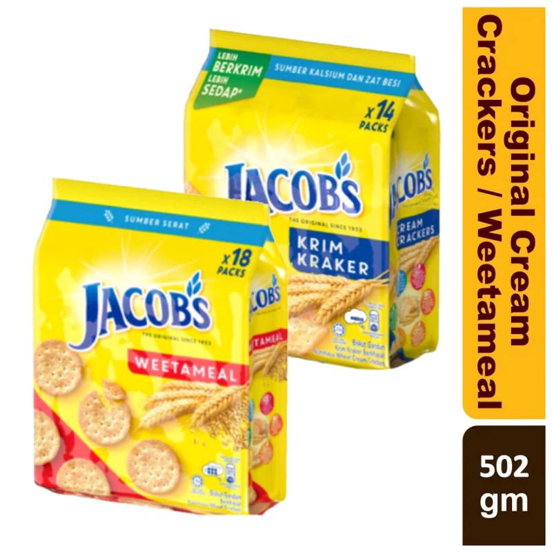 Jacob's Multipack - Cream Cracker/ Weetameal (504g/ 502g)