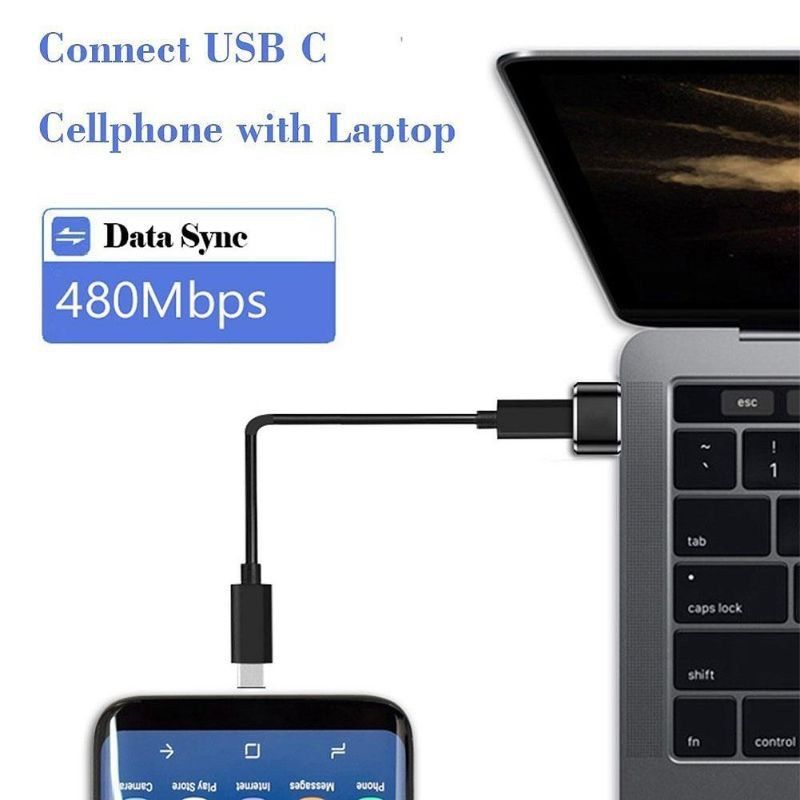 USB 3.0 (Type-A) Male To USB 3.1 (Type-C) Female Converter Adapter Connector For Android Universal