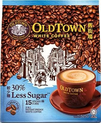 Old Town White Coffee 3 in 1 (Less Sugar) 35gx15's