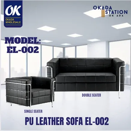 OFFICE SOFA EL-002 PU LEATHER -ALL SIZE / SOFA / OFFICE SOFA