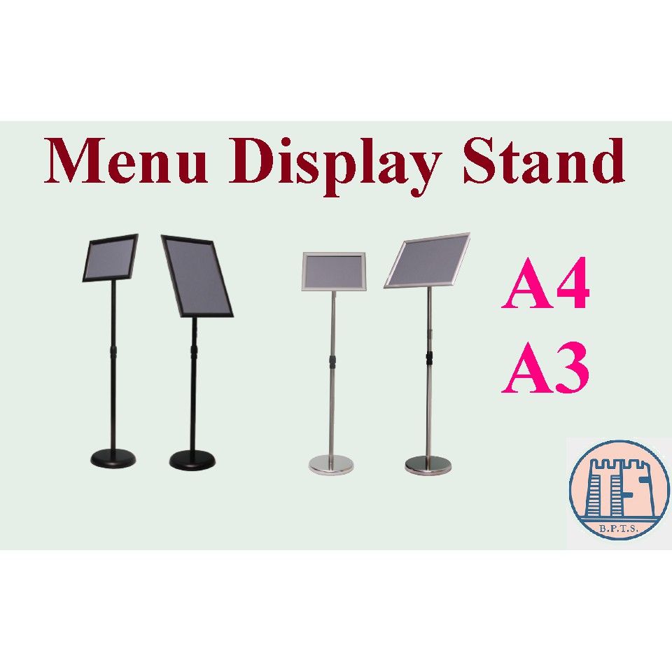 MENU DISPLAY STAND