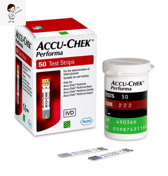 *#ACCU CHEK PERFORMA TEST STRIPS 50 SHEETS DIABETIC CHECK (Exp 01 / 2024)