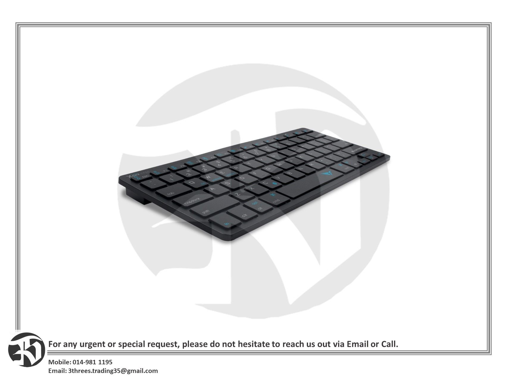 Alcatroz Xplorer GO 100BT Bluetooth Wireless Keyboard