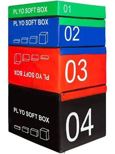 Others *Plyometric Box Jumping Exercise Anti Slip Crossfit Workout Plyo Jump Training