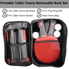 Portable ping pong net Set High Quality Mesh Foldable Table Tennis Mesh Rack sports table tennis racket
