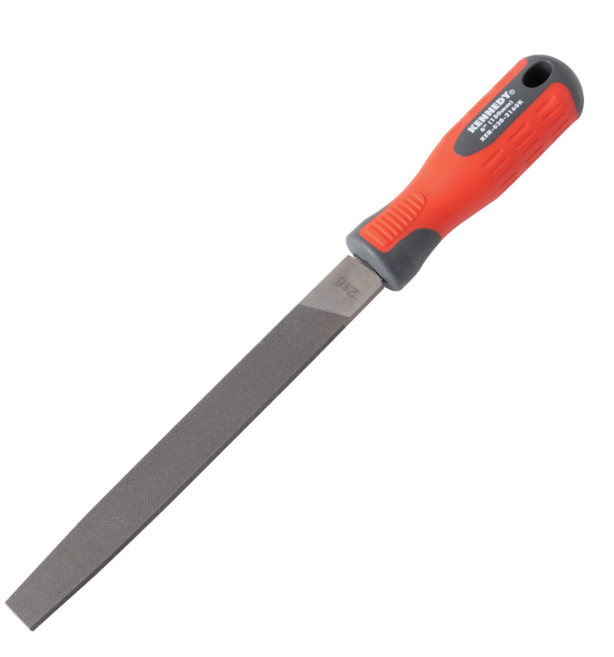 Kennedy-Pro 150mm (6") Flat Smooth Engineers File With Handle KEN0302160K