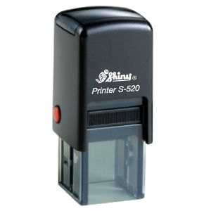 Shiny Self-Inking Stamp Printer S-520 20mm x 20mm