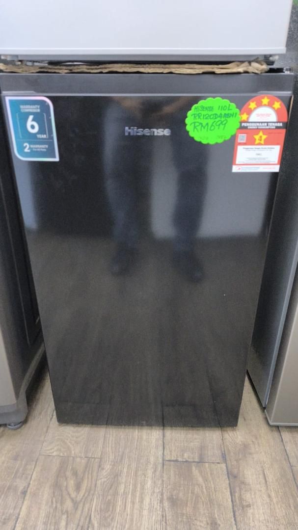 Hisense RR120D4ABN1 110L Single Door Refrigerator