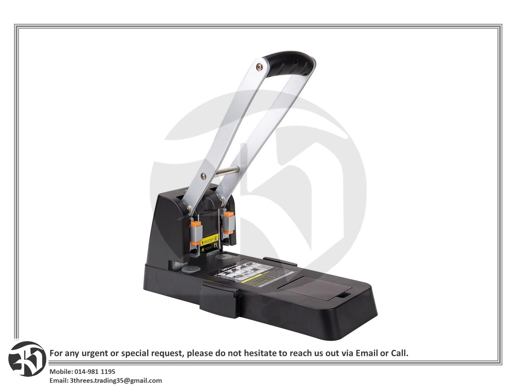 DELI Heavy Duty 2 Hole Puncher 150pages/80g