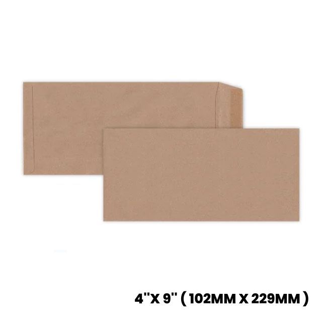 QP Envelope Manila 4x9 (102x229mm) 500'S *16TM*