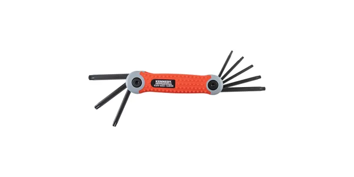 PRO-TORQ TORX FOLDING HAND CLIPSET T9-T40 (8-PCE)