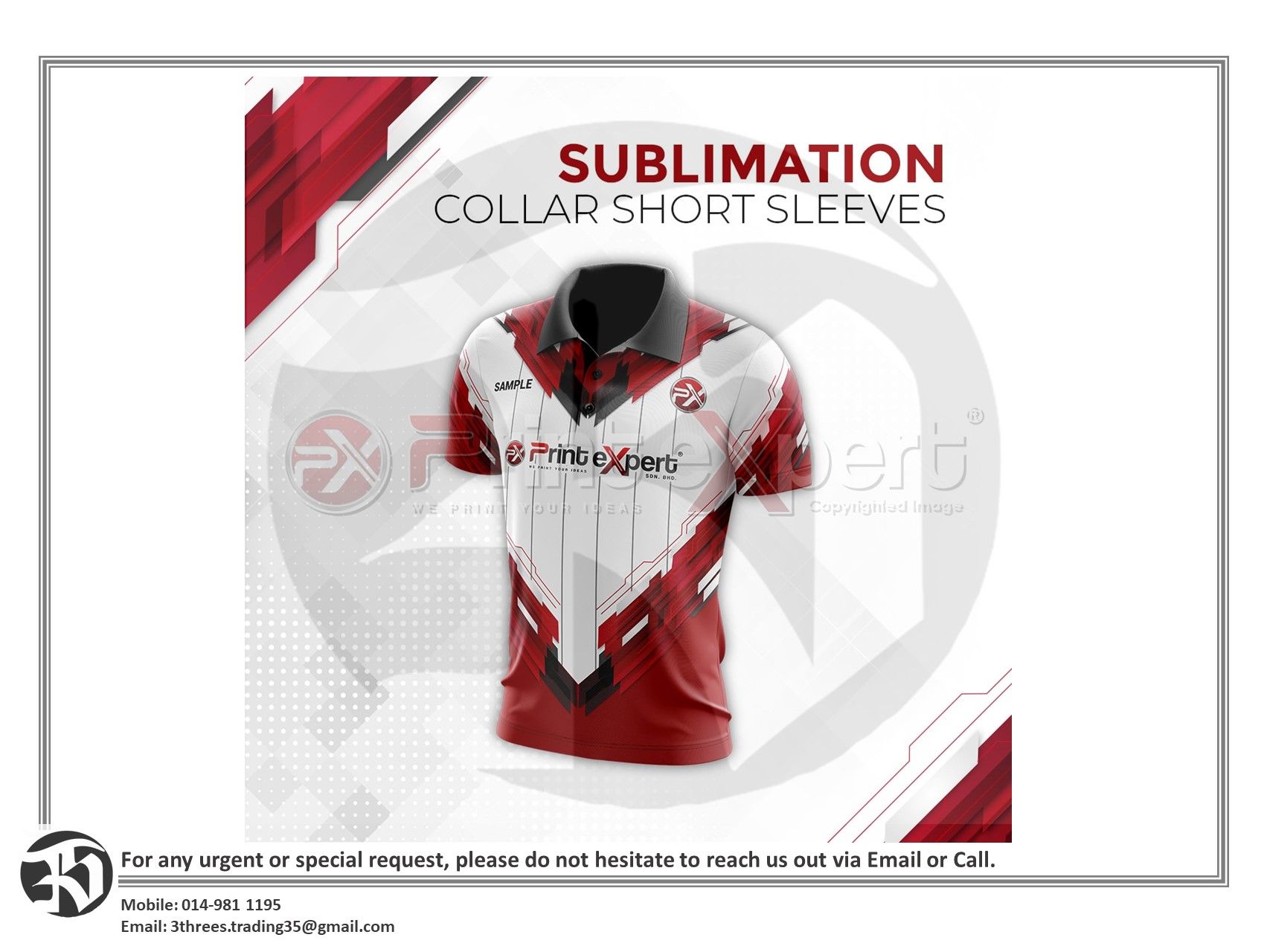 Baju T Shirt Printing Berkolar