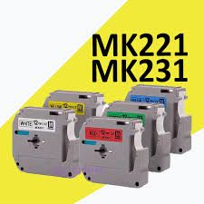 Compatible Brother Label tape MK Tape MK231 12mm