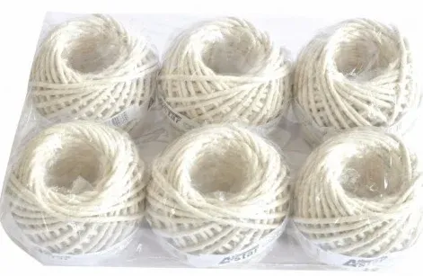 ASTAR COTTON TWINE PARCEL STRING - 6ROLLS
