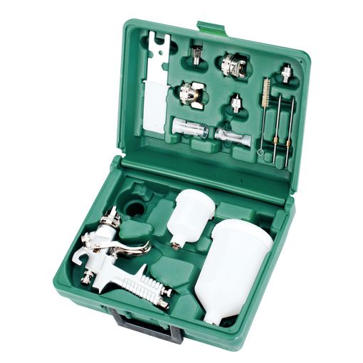 JONNESWAY DELUXE PROFESSIONAL GRAVITY FEED SPRAY GUN KIT