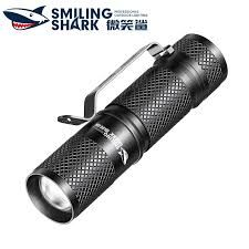 SmilingShark SD5226 Led mini Torch Light Super Bright XPE Flashlight USB Rechargeable 3modes Zoomable with Pen clip (SD-5226C-Zoom-800mAh)