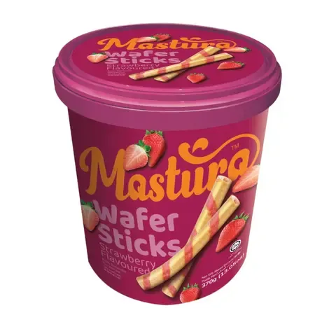 (Loose pack) Mastura Wafer Sticks Strawberry 370g