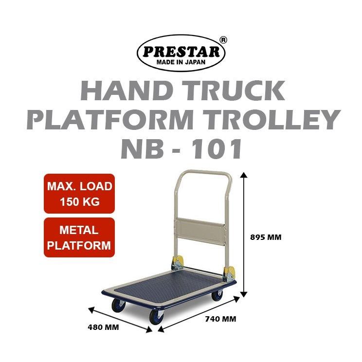 PRESTAR SINGLE DECK HAND TRUCK – NB101 _MAXIMUM LOAD CAPACITY: 150KG