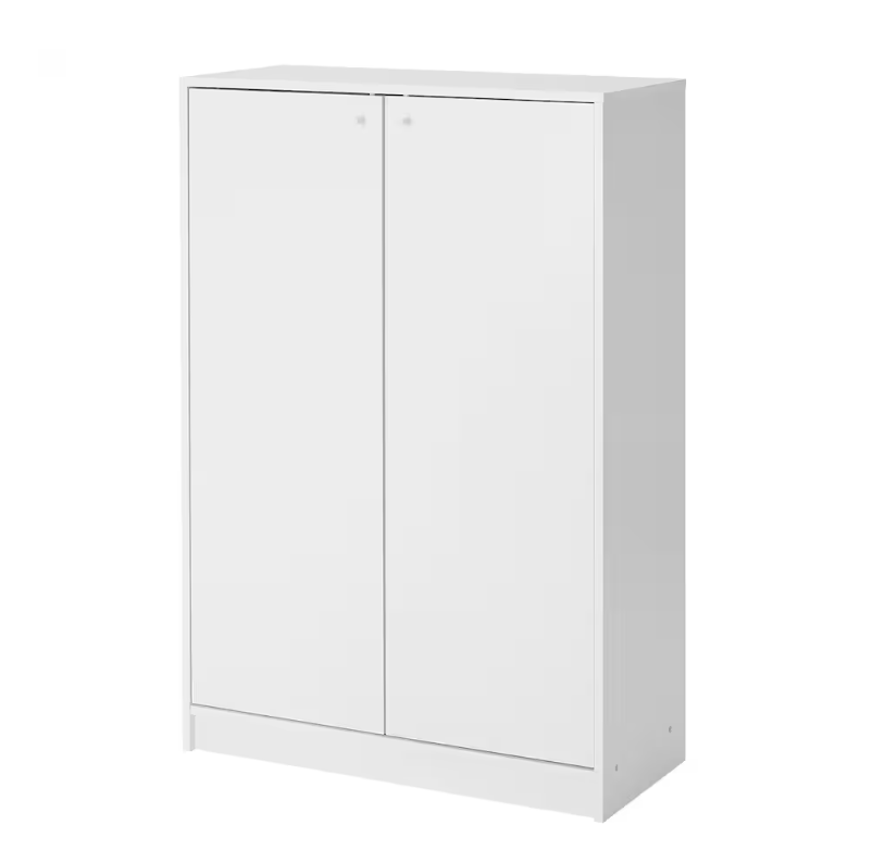 IKEA KLEPPSTAD Wardrobe with 2 Doors, White (79x176 cm)