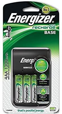 ENERGIZER RECHARGER KIT BASE -CHVC4 (FOC AA X4) /Energizer /Recharger Kit Base /Energizer Recharge Battery Base Charger /Energizer Battery Charger