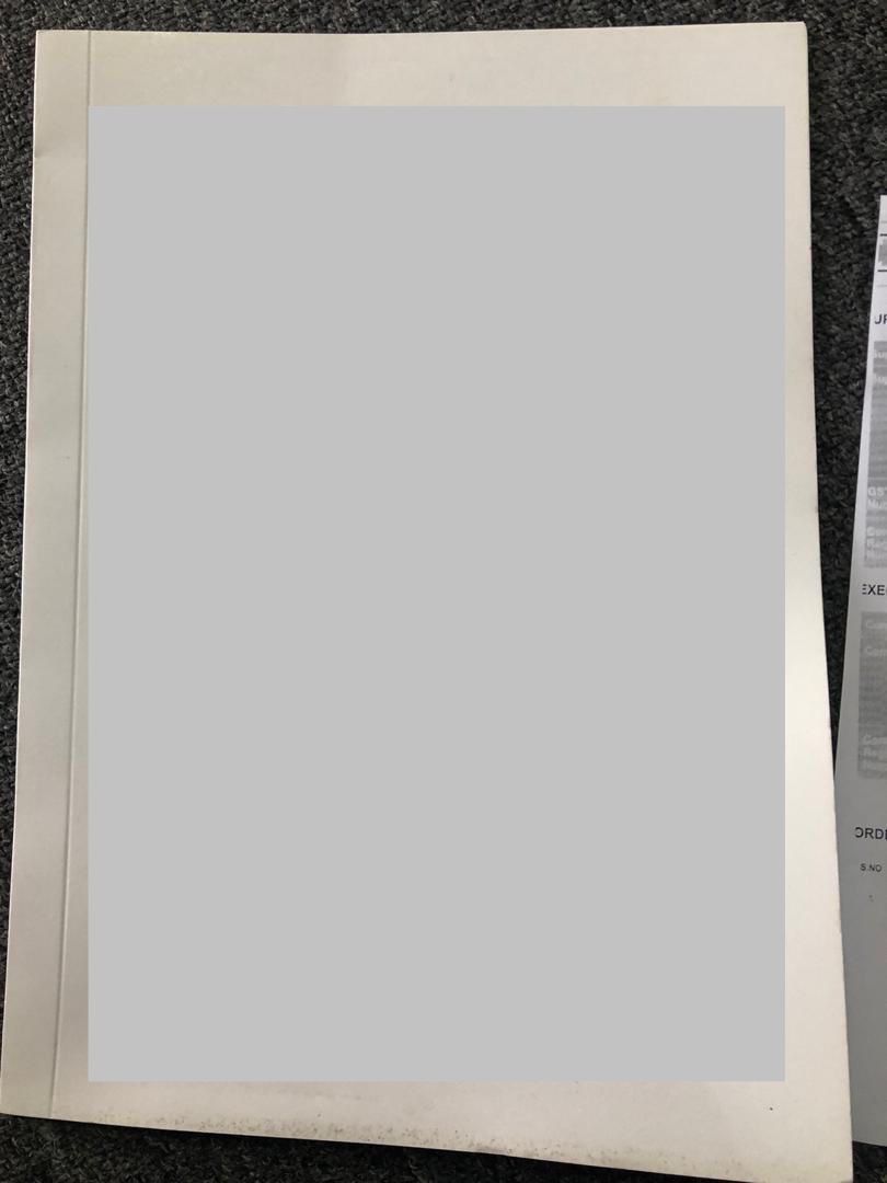 Flat File White With Fastener